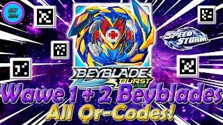 New Qr-CODES WAWES 1 + 2 | Новые Qr-Коды 1 + 2 Волны - Beyblade Burst Surge