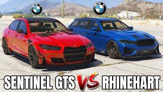 GTA 5 ONLINE - SENTINEL GTS VS RHINEHART (WHICH IS FASTEST?)