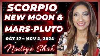 SCORPIO NEW MOON & MARS PLUTO HOROSCOPES FOR EACH SIGN! Oct 27-Nov2 2024