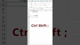 Stop Typing Dates! Use This Excel Shortcut Instead! #simplenshort #snstuto