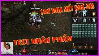 Mu Online Mới Nhất | Chơi Lớn Khô Máu 14M Mua Hết BOX GM Mở Test Nhân Phẩm Cái Kết | GAME TV