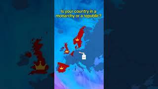 Is your country a monarchy or a republic? #geography #maps #mapper #king #republic