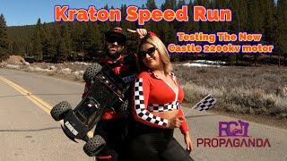 Arrma Kraton Exb Speed Run| Testing New Castle 2200kv Motor