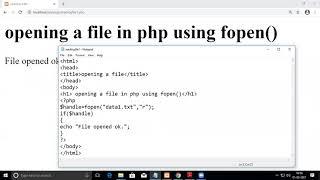 file intro php