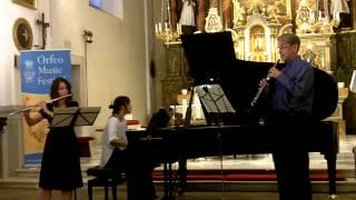 Dring, Trio for Flute, Oboe, Piano: iii Allegro giocoso - Orfeo Music Festival 2015