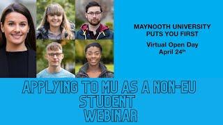 Virtual Open Day | International Office – Applying to Maynooth as a non-EU student