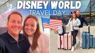 WALT DISNEY WORLD! ️ VLOG 1 • Virgin Premium Economy & Caribbean Beach Resort Room  Travel Day 