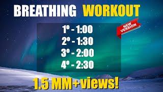 EASY 4 rounds Wim Hof breathing to overcome 2 minutes retention.