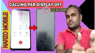 screen off during call realme narzo 20a | realme mobile proximity sensor not working |screen off