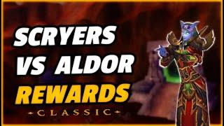 Scryer vs Aldor Quest & Reputation rewards in TBC Classic