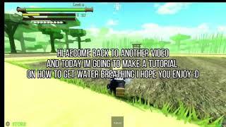 Roblox demon slayer rpg2 how to get water breathing