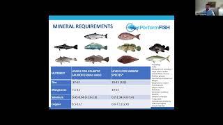 PerformFISH Webinar: NUTRITION AND FEEDING IN SEABREAM AND SEABASS PRODUCTION, David Dominguez