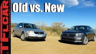 2017 VW Passat vs 2002 VW Passat: Old vs New Review & Drag Race