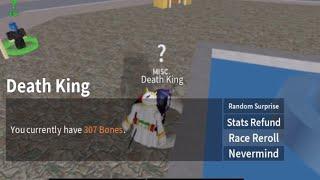 Doing my first Race Reroll in Blox Fruits (Roblox)