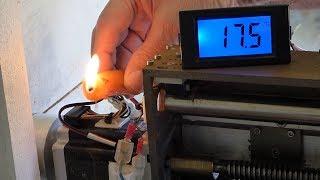 My CNC machine stepper motor temperature test.