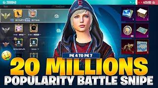 PK4 To Pk7 Popularity Battle Journey -20 Million Popularity Snipe -How To Win Home Popularity Battle