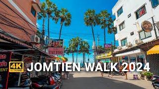 4K HDR Walk Jomtien Pattaya | Video Walking Tours