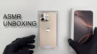 iPhone 16 Pro Max (Desert Titanium) ASMR UNBOXING