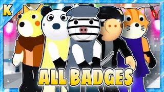 HOW TO GET ALL 20 BADGES + “TSP ZIZZY” BADGE in PIGGY ROLEPLAY 피기 롤플레이 (KOREAN) | Roblox