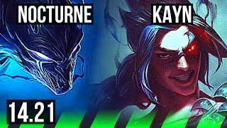 NOCTURNE vs KAYN (JGL) | 6/0/4, Dominating | KR Diamond | 14.21