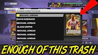 WHY IM NOT OPENING PACKS FOR GOAT MICHAEL JORDAN TODAY... 2k NEEDS TO CHANGE OR IM NOT SPENDING $$$