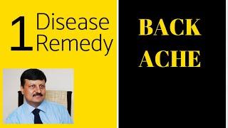 Backache After Cesarean | #18 | One Disease One Remedy | Dr. Ketan Shah - M.D. Homeopath