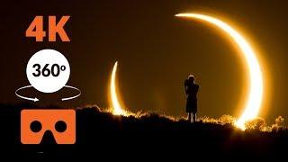 Solar Eclipse 2017 VR Experience from Line of Totality - 4K