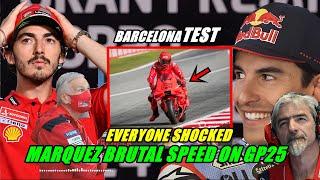 EVERYONE SHOCKED, Marquez BRUTAL Speed On BarcelonaTest GP25 | MotoGP News 2024