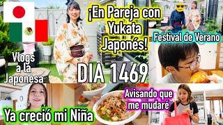 ¡Yuri Utilizando YUKATA JAPONES! + Comienzan los FESTIVALES - Ruthi San  07/10-07-24