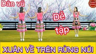 XUÂN VỀ TRÊN RỪNG NÚI// HAI HƯỚNG ( RẤT ĐẸP - DỄ TẬP- COVER , BĐ TRẦN LONG)