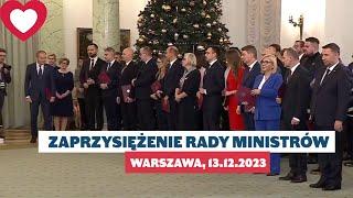 Zaprzysiężenie Rady Ministrów Donalda Tuska, 13.12.2023