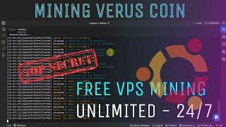 How to Mining Verus Coin on VPS Free Unlimited Full Access Root 15 GB RAM + 4 CPU Mining