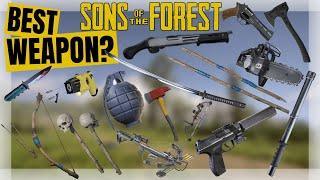 I tested EVERY weapon and got some SURPRISING results! | Sons of the Forest