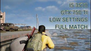 I5 3570 GTX 750 TI PUBG Gameplay Full Match