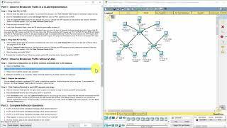 3.2.8 Packet Tracer - Investigate a VLAN Implementation