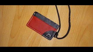 Холдер для карты метро из обрезков. Subway card holder