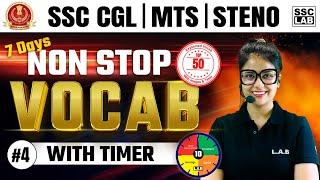 Vocabulary for SSC CGL 2024 | SSC Vocabulary Stenographer and SSC MTS 2024 Show by Barkha Maam #4