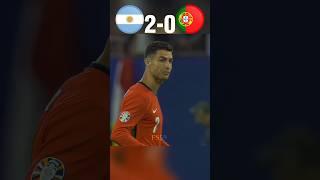 Argentina  VS  Portugal World Cup 2026 imaginary Ronaldo Aura Messi #football #ronaldo