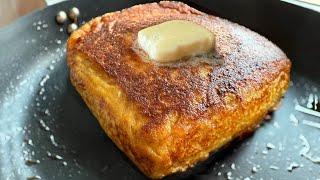 It is AMAZINGLY EASY and DELICIOUS The new way to have Fluffy French toast! (ASMR)