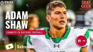Rutgers Football lands 2026 New Jersey LB Adam Shaw - Rutgers Scarlet Knights Football
