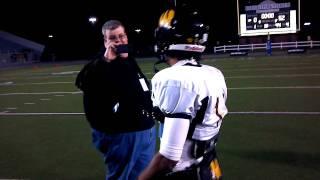 Nate Smith and Brandon Peoples celebrate Archbishop Wood's state title