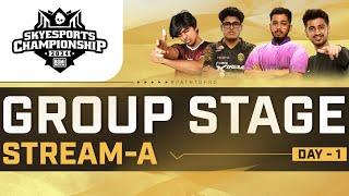 [STREAM A] Skyesports Championship 2024 BGMI — Playoffs — Day 1 | Group A