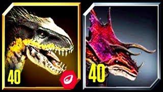 ALL MAX LEVEL 40 SUPER HYBRIDS (JURASSIC WORLD)