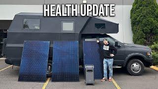 Health Update + How Much Solar Does It Take To Stay Cool In The Summer Heat?