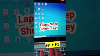 Laptop sleep shortcut key | #shorts #short #technology #computer