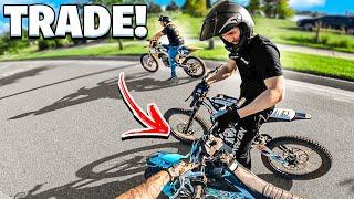 Trading My 190CC PitBike For A 72V Sur ron ! | Braap Vlogs