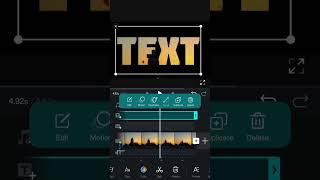 Text Opening In VN Video Editor #shorts #editing