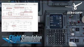 MSFS Aerosoft CRJ Tutorial Ep3: Feeding the FMS!