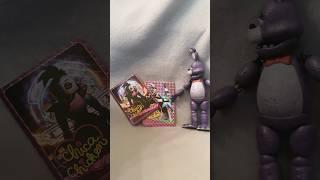 FNAF BONNIE Unboxing 5 Holographic Trading Stickers STOP MOTION Animation #fnaf #stopmotion #bonnie