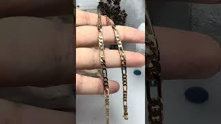 Цепочка на шею с плетением Фигаро (55 см.) Xuping Jewelry, позолота